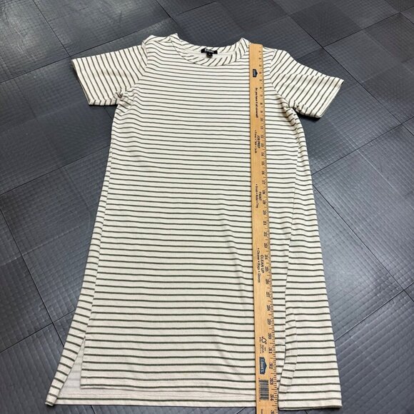 BUFFALO DAVID BITTON SHIRT DRESS WOMENS XS CREAM AND GREEN - Picture 2 of 6